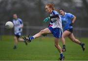 29 January 2017; Grainne McNally of Monaghan during the Lidl Ladies Football National League Round 1 match between Dublin and Monaghan at Naomh Mearnóg in Portmarnock, Co Dublin. Photo by David Fitzgerald/Sportsfile