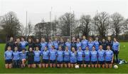 29 January 2017; The Dublin squad ahead of the Lidl Ladies Football National League Round 1 match between Dublin and Monaghan at Naomh Mearnóg in Portmarnock, Co Dublin. Photo by David Fitzgerald/Sportsfile