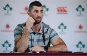 30 January 2017; Rob Kearney of Ireland during a press conference at Carton House in Maynooth, Co. Kildare. Photo by Seb Daly/Sportsfile