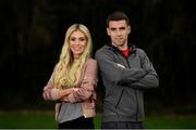 30 January 2017; Seamus Coleman and Claudine Keane are pictured at the launch of the SPAR Better Choices ad campaign. The Republic of Ireland captain and model and mum-of-two star in two separate ads for the new campaign, which showcases the SPAR Better Choices healthy eating initiative. The campaign will be rolled out across TV from 1st February. For further information please visit www.spar.ie. Photo by Ramsey Cardy/Sportsfile