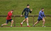 30 January 2017; Munster players Andrew Conway, Alex Wootton, and James Cronin train separately from team-mates during squad training at the University of Limerick in Limerick. Photo by Diarmuid Greene/Sportsfile