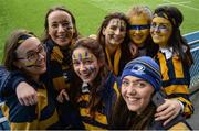 30 January 2017; The King's Hospital supporters during the Bank of Ireland Leinster Schools Senior Cup Round 1 match between The King’s Hospital and Blackrock College RFC at Donnybrook Stadium in Donnybrook, Dublin. Photo by Cody Glenn/Sportsfile