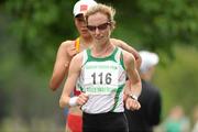 26 June 2011; Olive Loughnane, Loughrea A.C., Co. Galway, on her way to finishing in second place in the women's 20k race during the 18th Dublin International Grand Prix of Race Walking. Furze Road, Phoenix Park, Co. Dublin. Picture credit: Pat Murphy / SPORTSFILE