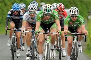 26 June 2011; Teammates Sam Bennett and Philip Lavery, An Post Sean Kelly Team, lead the breakaway during the Elite Men's Road Race National Championships. Scotstown, Co. Monaghan. Picture credit: Stephen McMahon / SPORTSFILE