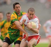 26 June 2011; Stephen O'Neill, Tyrone, in action against Rory Kavanagh, Donegal. Ulster GAA Football Senior Championship Semi-Final, Tyrone v Donegal, St Tiernach's Park, Clones, Co. Monaghan. Picture credit: Oliver McVeigh / SPORTSFILE