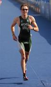 26 June 2011; Ireland's Alan Mitchell, from Ballybofey, Co. Donegal, on his way to 13th position in the 25-29 Male Age Group Olympic Distance event, with a time of 2:12:04. 2011 Pontevedra ETU Triathlon European Championships - Age Group Olympic Distance, Pontevedra, Spain. Picture credit: Stephen McCarthy / SPORTSFILE