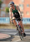 26 June 2011; Ireland's Keith Scott, from Belfast, Co. Antrim, on his way to 14th position in the 55-59 Male Age Group Olympic Distance event, with a time of 2:46:20. 2011 Pontevedra ETU Triathlon European Championships - Age Group Olympic Distance, Pontevedra, Spain. Picture credit: Stephen McCarthy / SPORTSFILE