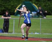 26 June 2011; Olivia McDonald, from St. Peter's A.C., Co. Louth, in action on her way to winning the U23 Women's Javelin during the Woodie’s DIY Junior and U23 Championships. Tullamore Harriers AC, Tullamore, Co. Offaly. Picture credit: Barry Cregg / SPORTSFILE