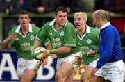 2 February 2002; Reggie Corrigan of Ireland A during the &quot;A&quot; Rugby International match between Ireland A and Wales A at Musgrave Park in Cork. Photo by Brendan Moran/Sportsfile