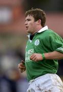 2 February 2002; Gordon D'Arcy of Ireland A during the &quot;A&quot; Rugby International match between Ireland A and Wales A at Musgrave Park in Cork. Photo by Brendan Moran/Sportsfile