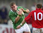 2 February 2002; Victor Costello of Ireland A, is tackled by Leigh Jarvis of Wales A during the &quot;A&quot; Rugby International match between Ireland A and Wales A at Musgrave Park in Cork. Photo by Brendan Moran/Sportsfile