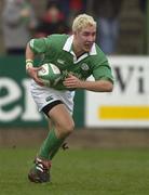 2 February 2002; Paddy Wallace of Ireland A during the &quot;A&quot; Rugby International match between Ireland A and Wales A at Musgrave Park in Cork. Photo by Brendan Moran/Sportsfile