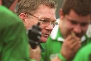 2 February 2002; Ireland head coach Ciaran Fitzgerald ahead of the U21 International match between Ireland and Wales at Donnybrook Stadium in Dublin. Photo by Matt Browne/Sportsfile