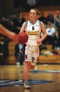 25 January 2002; Ciara Fenton of Mercy Coolock during the ESB Women's National Cup Semi-Final between Mercy Coolock and Dart Killester at the ESB Arena in Tallaght, Dublin. Photo by Brian Lawless/Sportsfile