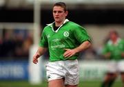 2 February 2002; Conor McPhilips of Ireland during the U21 International match between Ireland and Wales at Donnybrook Stadium in Dublin. Photo by Brian Lawless/Sportsfile