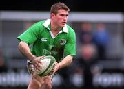 2 February 2002; Martin McPhail of Ireland during the U21 International match between Ireland and Wales at Donnybrook Stadium in Dublin. Photo by Matt Browne/Sportsfile
