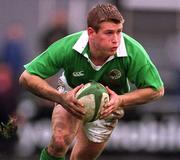 2 February 2002; Martin McPhail of Ireland during the U21 International match between Ireland and Wales at Donnybrook Stadium in Dublin. Photo by Matt Browne/Sportsfile