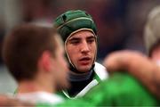 2 February 2002; Ian Humphreys of Ireland during the U21 International match between Ireland and Wales at Donnybrook Stadium in Dublin. Photo by Brian Lawless/Sportsfile