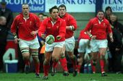 2 February 2002; Gavin Henson of Wales during the U21 International match between Ireland and Wales at Donnybrook Stadium in Dublin. Photo by Matt Browne/Sportsfile