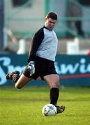 20 January 2002; Austin Hannon of St Kevin's Boys during the FAI Carlsberg Cup match between Derry City and St Kevin's Boys at The Brandywell Stadium in Derry.