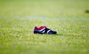 20 January 2002; A general view of a football boot during the FAI Carlsberg Cup match between Derry City and St Kevin's Boys at The Brandywell Stadium in Derry.