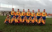 23 December 2001; The Na Fianna team ahead of the AIB Leinster Senior Club Football Championship Final Replay match between Na Fianna and Rathnew at St Conleth's Park in Newbridge, Kildare. Photo by Damien Eagers/Sportsfile