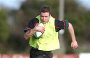 12 February 2002; Geordan Murphy in action during an Ireland Rugby Squad Training Session at Dr. Hickey Park in Greystones, Wicklow. Photo by Matt Browne/Sportsfile