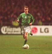 13 February 2002; Colin Healy of Republic of Ireland during the International Friendly match between Republic of Ireland and Russia at Lansdowne Road in Dublin. Photo by David Maher/Sportsfile