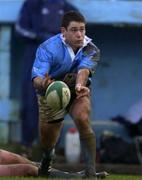 9 February 2002; Tom Tierney of Garryowen during the AIB All-Ireland League match between Garryowen and St Mary's College at Dooradoyle in Limerick. Photo by Brendan Moran/Sportsfile