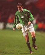 13 February 2002; Mark Kennedy of Republic of Ireland during the International Friendly match between Republic of Ireland and Russia at Lansdowne Road in Dublin. Photo by Matt Browne/Sportsfile