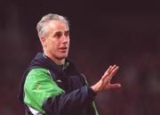 13 February 2002; Republic of Ireland Manager Mick McCarthy during the International Friendly match between Republic of Ireland and Russia at Lansdowne Road in Dublin. Photo by David Maher/Sportsfile