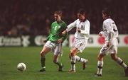 13 February 2002; Colin Healy of Republic of Ireland in action against Yegor Titov, left, and Dmitry Alenichev of Russia during the International Friendly match between Republic of Ireland and Russia at Lansdowne Road in Dublin. Photo by Matt Browne/Sportsfile