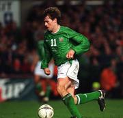 13 February 2002; Kevin Kilbane of Republic of Ireland during the International Friendly match between Republic of Ireland and Russia at Lansdowne Road in Dublin. Photo by David Maher/Sportsfile
