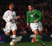13 February 2002; Mark Kennedy of Republic of Ireland during the International Friendly match between Republic of Ireland and Russia at Lansdowne Road in Dublin. Photo by David Maher/Sportsfile