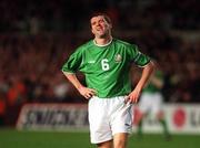 13 February 2002; Roy Keane of Republic of Ireland during the International Friendly match between Republic of Ireland and Russia at Lansdowne Road in Dublin. Photo by Pat Murphy/Sportsfile