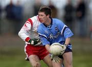 17 February 2002; Barry Cahill of Dublin during the Allianz National Football League Division 1A Round 2 match between Tyrone and Dublin at O'Neill Park in Dungannon, Tyrone. Photo by Brendan Moran/Sportsfile