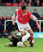 17 February 2002; Ger McCarthy of St Patrick's Athletic during the eircom League Premier Division match between St Patrick's Athletic and Cork City at Richmond Park in Dublin. Photo by Brian Lawless/Sportsfile