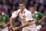 16 February 2002; Will Greenwood of England during the Lloyds TSB Six Nations Championship match between England and Ireland at Twickenham Stadium in London, England. Photo by Brendan Moran/Sportsfile