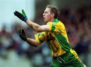 10 February 2002; Noel McGinley of Donegal during the Allianz National Football League Division 1A Round 1 match between Dublin and Donegal at Parnell Park in Dublin. Photo by Ray McManus/Sportsfile