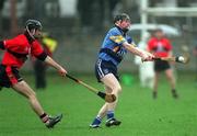 19 February 2002; Hugh Flannery of UCD, in action against UCC during the Fitzgibbon Cup Final Replay match between UCD and UCC at McDonagh Park in Nenagh, Tipperary. Photo by Photo by Matt Browne/Sportsfile