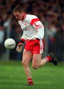 17 February 2002; Cormac McAnallen of Tyrone during the Allianz National Football League Division 1A Round 2 match between Tyrone and Dublin at O'Neill Park in Dungannon, Tyrone. Photo by Brendan Moran/Sportsfile
