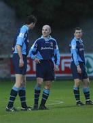 23 December 2001; UCD Player Manager Paul Doolin gives instructions during the eircom League Premier Division match between UCD and Shelbourne at Belfield Park in Dublin. Photo by Aofie Rice/Sportsfile