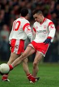 17 February 2002; Ryan McMenamin of Tyrone during the Allianz National Football League Division 1A Round 2 match between Tyrone and Dublin at O'Neill Park in Dungannon, Tyrone. Photo by Brendan Moran/Sportsfile