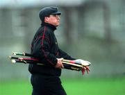 19 February 2002; UCC Coach Paddy Crowley  during the Fitzgibbon Cup Final Replay match between UCD and UCC at McDonagh Park in Nenagh, Tipperary. Photo by Photo by Matt Browne/Sportsfile