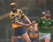 24 February 2002; Tony Griffin of Clare during the Allianz National Hurling League Division 1 Round1 match between Clare and Meath at Pairc Tailteann in Navan, Meath. Photo by Aofie Rice/Sportsfile