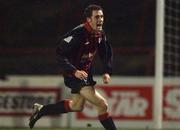 18 February 2002; Fergal Harkin of Bohemians celebrates after scoring his side's first goal during the eircom League Cup Semi-Final match between Bohemians and Derry City at Dalymount Park in Dublin. Photo by David Maher/Sportsfile