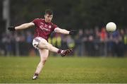 29 January 2017; Johnny Heaney of Galway during the Connacht FBD League Final match between Roscommon and Galway at Kiltoom in Co Roscommon. Photo by Stephen McCarthy/Sportsfile