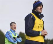29 January 2017; Roscommon manager Kevin McStay, left, and selector Liam McHale during the Connacht FBD League Final match between Roscommon and Galway at Kiltoom in Co Roscommon. Photo by Stephen McCarthy/Sportsfile