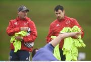 30 January 2017; Munster defence coach Jacques Nienaber and technical coach Felix Jones during squad training at the University of Limerick in Limerick. Photo by Diarmuid Greene/Sportsfile
