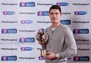30 January 2017; AIB present Diarmuid Connolly from St Vincent's with the 2016 AIB Leinster Club Footballer of the Year award as voted for by the Irish sports media. Sponsor to both the GAA and Camogie Club Championships, AIB honoured eleven club players from camogie, football and hurling at the annual AIB Provincial Club Player Awards in Croke Park. For exclusive content and behind the scenes action from the Club Championships follow AIB GAA on Twitter and Instagram @AIB_GAA and facebook.com/AIBGAA. Photo by Ramsey Cardy/Sportsfile